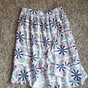 Girls tiered ruffle front skirt